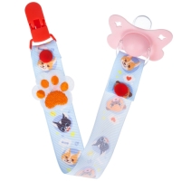 Держатель для соски - пустышки &laquo;ТРЕНД. Пёсики&raquo;, на ленте