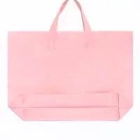 Пакет с петлевой ручкой розовый 35 х 25 х 8 см 80 мкм