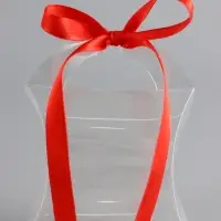 Складная прозрачная коробка из PVC, для упаковки подарков, 11&times;9&times;2 см
