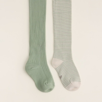 Набор колготок детских SL Home 2 пары, р. 80-86, молочн/оливк Набор колготок детских SL Home 2 пары, р. 80-86, молочн/оливк