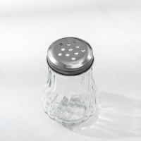 Солонка стеклянная Доляна &laquo;Перелив&raquo;, 250 мл