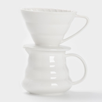 Пуровер-Кофейник "Глянец" 14,1х11,9х17,1, цвет белый