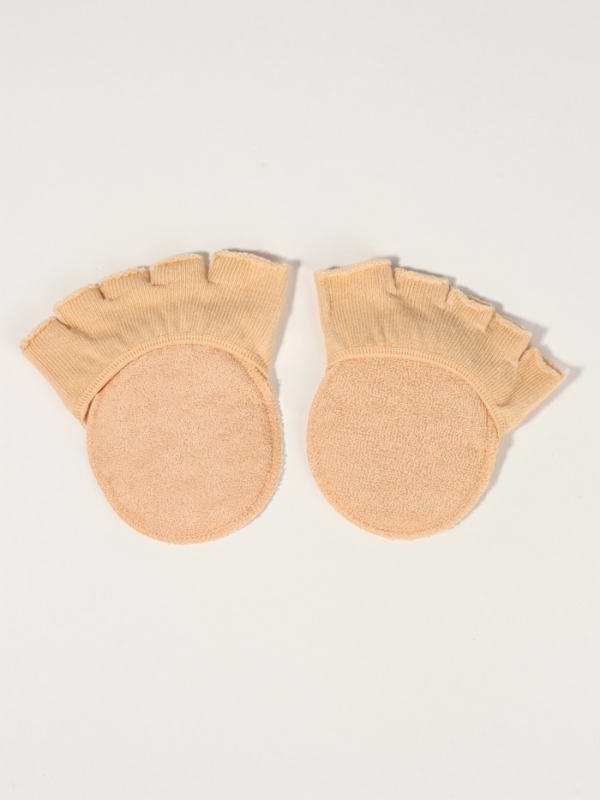 Полустельки с отрез пальцами 9,5*7*0,5см пара бамбук волокн,вискоза беж ОТ Полустельки с отрез пальцами 9,5*7*0,5см пара бамбук волокн,вискоза беж ОТ