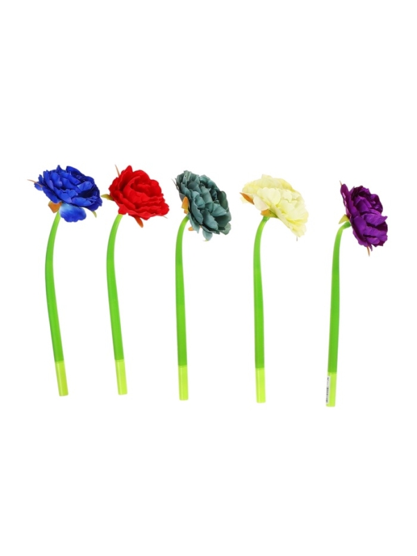 Ручка гелевая-прикол МИКС Пион МИКС  (штрихкод на штуке)