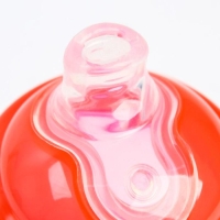 Поильник - непроливайка детский с мягким носиком &laquo;Зайка Полли&raquo;, 250 мл., с ручками, цвет розовый