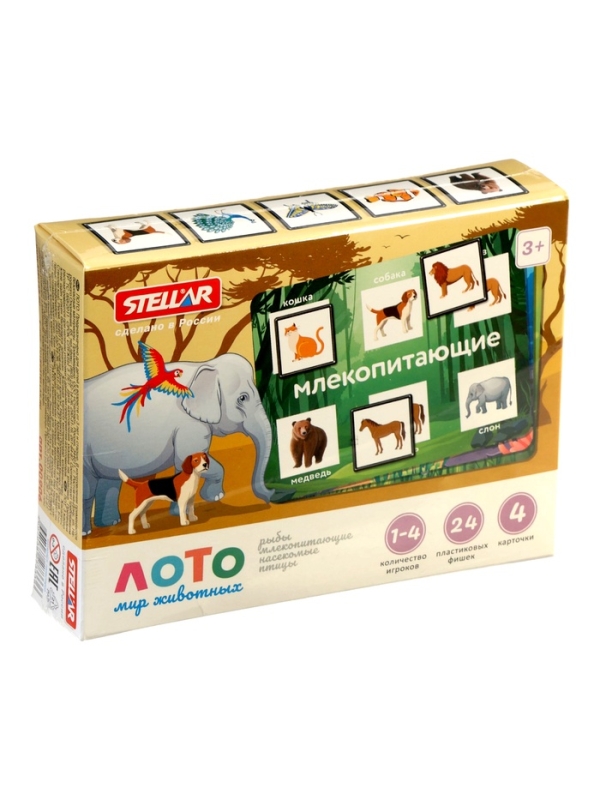 Лото &laquo;Мир животных&raquo;