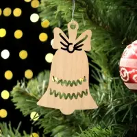 Елочная игрушка &laquo;Колокольчик&raquo; 8&times;9 см