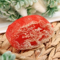 Мыло массажное с люффой "Малина/Ежевика" 100 г "Добропаровъ" розовый Мыло массажное с люффой "Малина/Ежевика" 100 г "Добропаровъ" розовый