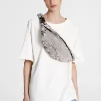 Поясная сумка W6, серая