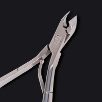 Кусачки маникюрные для кутикулы &laquo;Premium&raquo;, 10,2 см, длина лезвия - 6 мм, на блистере, цвет серебристый