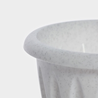 Горшок с поддоном «Фелиция», 400 мл, цвет мраморный Горшок с поддоном «Фелиция», 400 мл, цвет мраморный