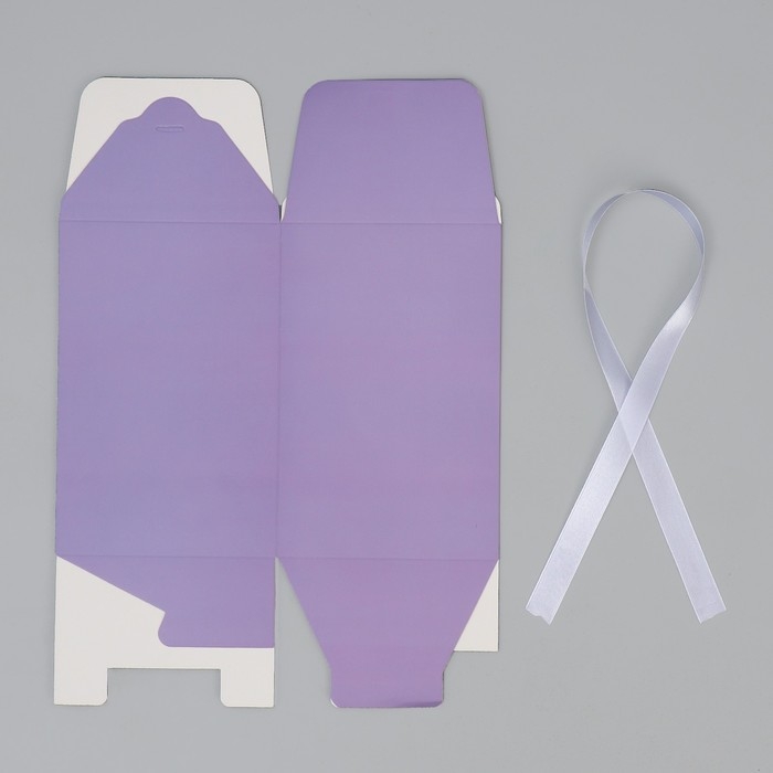 Коробка подарочная складная, упаковка, &laquo;Лиловая&raquo;, 12 х 18 х 12 см