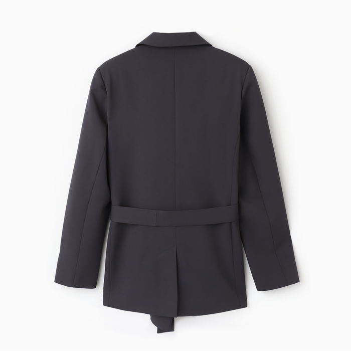 Пиджак женский с поясом MIST plus-size, р.54, серый Пиджак женский с поясом MIST plus-size, р.54, серый