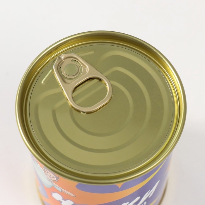 Подарочные носки в банке «На удачу», (внутри носки мужские, цвет чёрный) Подарочные носки в банке «На удачу», (внутри носки мужские, цвет чёрный)