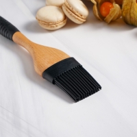 Кисть Доляна &laquo;Макота&raquo;, силикон, 23,5 см, цвет чёрный