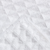 Набор для бани и ванной Этель &laquo;Вафля&raquo; полотенце 70*140 см+чалма 21*25 см, цв.белый