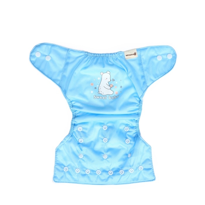 Многоразовый подгузник Крошка Я &laquo;Sweet baby&raquo;, 3-8 кг, бирюзовый