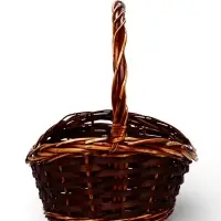 Набор корзин 3 шт, 41х31х12, 35х28х11, 31&times;23&times;9 см, лоза белый