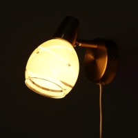 Спот "Ария" 1хЕ14 40Вт сатин 9х17х14 см