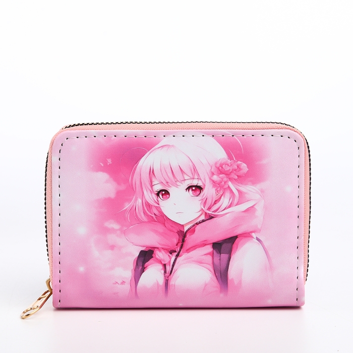 Кошелёк детский на молнии &laquo;Выбражулька&raquo;, цвет розовый