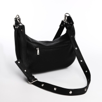 Сумка-багет "Саломея" на молнии, цвет чёрный Сумка-багет "Саломея" на молнии, цвет чёрный