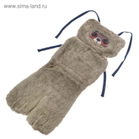 Накидка &laquo;АВТОНЯША&raquo; для детского автокресла, Мишка, серая