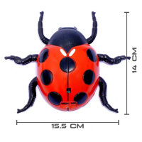 Жук на радиоуправлении &laquo;Божья коровка&raquo;, ползает по стене