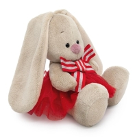 Мягкая игрушка &laquo;Зайка Ми&raquo;, в юбке с блёстками и с бантом, 15 см