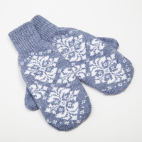 Варежки женские, цвет джинс, размер 18 Варежки женские, цвет джинс, размер 18