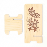 Подставка под телефон &laquo;Бабочка с цветком&raquo;, 7&times;8&times;15 см