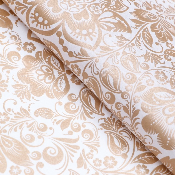 Бумага силиконизированная &laquo;Хохлома&raquo;,  хохлома, 0,38 х 5 м