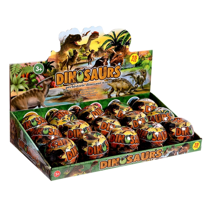 Игрушка-сюрприз в шаре «Мир динозавров» Игрушка-сюрприз в шаре «Мир динозавров»