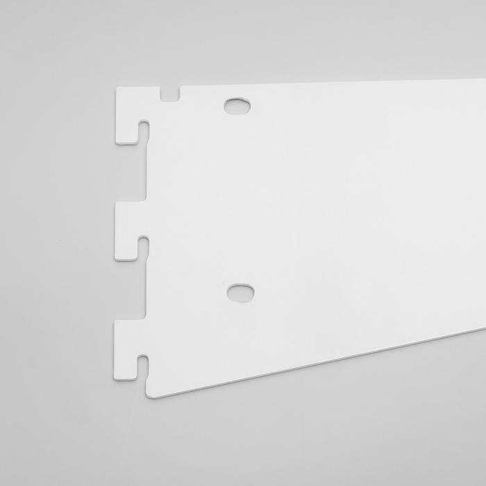 Кронштейн-полкодержатель для стеллажа, 50 см, для полки с перфорацией, цвет белый Кронштейн-полкодержатель для стеллажа, 50 см, для полки с перфорацией, цвет белый