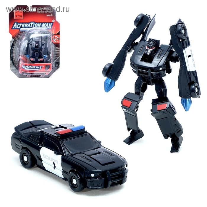 Робот &laquo;Полицейский&raquo;, трансформируется