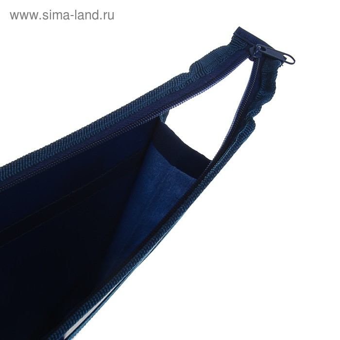 Папка для чертежей и рисунков A3, 420 х 343 х 50 мм, с ручками, пластиковая, молния сверху, 0.9 мм, Папка для чертежей и рисунков A3, 420 х 343 х 50 мм, с ручками, пластиковая, молния сверху, 0.9 мм, "Стандарт" ПР 5, плечевой ремень, тёмно-синяя