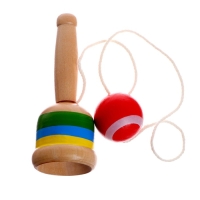 Детская развивающая игра &laquo;Бильбоке&raquo; 4 &times; 4 &times; 10 см