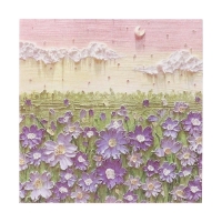 Блок для записей 80 х 80 мм, 80 листов Цветочки ЗD Блок для записей 80 х 80 мм, 80 листов Цветочки ЗD