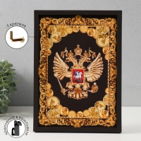 Ключница открытая "Герб" 5 крючков, 23х32 см Ключница открытая "Герб" 5 крючков, 23х32 см