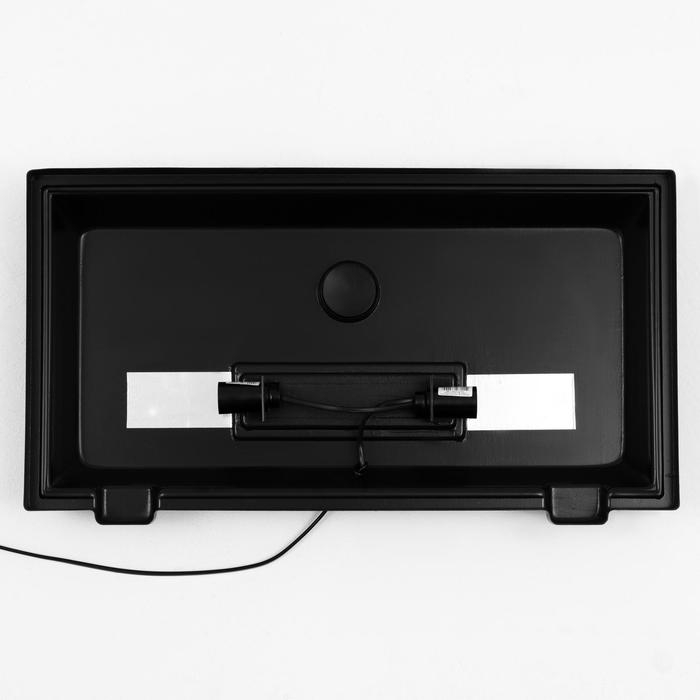 Аквариум Аквариум "Прямоугольный" с крышкой, 60 литров, 56 х 29 х 36 см, чёрный