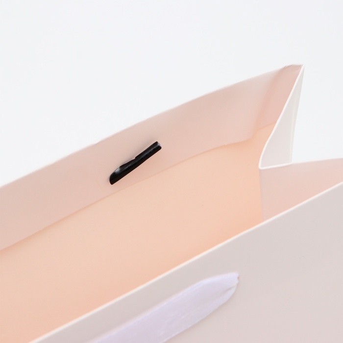 Пакет подарочный ламинированный &laquo;Белый&raquo;, MS 23&times;18&times;10 см