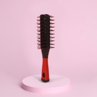 Расчёска массажная, двусторонняя, вентилируемая, 5 &times; 22 см, цвет МИКС