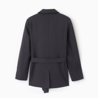 Пиджак женский с поясом MIST plus-size, р.54, серый