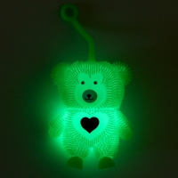 Мяч детский резиновый ёжка световой &laquo;Любовь&raquo;, цвета МИКС , в шоубоксе