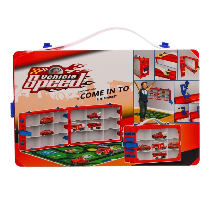 Игровой набор &laquo;Пожарная служба&raquo;, кейс, 5 металлических машинок