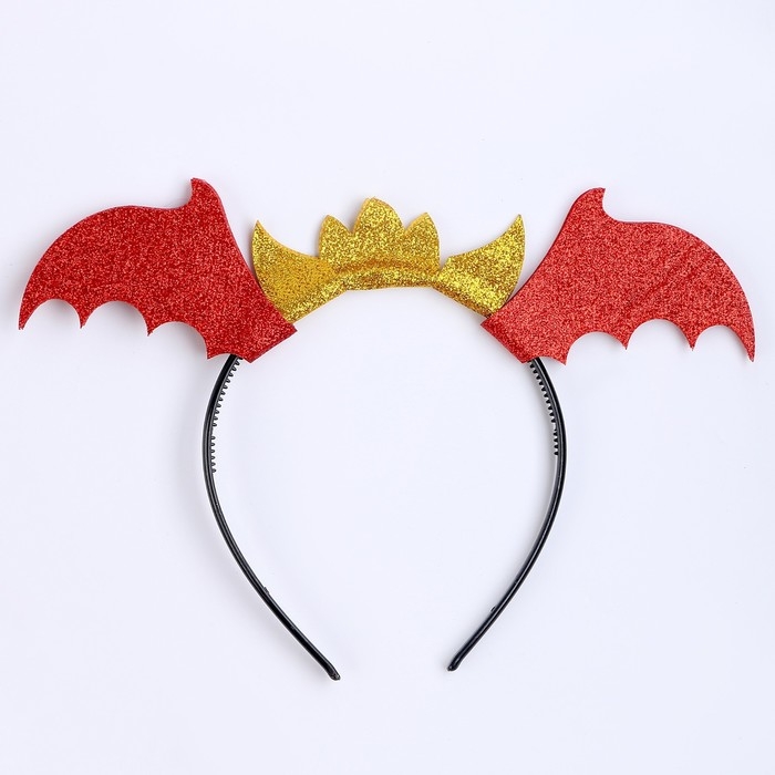 Карнавальный набор &laquo;Зимний дракошка&raquo;, цвет красный: крылья, юбка и ободок