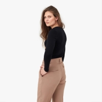 Лонгслив женский MINAKU: Basic line цвет черный, р-р 48 Лонгслив женский MINAKU: Basic line цвет черный, р-р 48