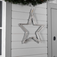 Светодиодная фигура &laquo;Звезда&raquo;, 56 см, дюралайт, 96 LED, 24 В, свечение тёплое белое