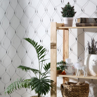 Гирлянда &laquo;Сеть&raquo; 1.6 &times; 1.6 м, IP20, тёмная нить, 144 LED, свечение тёплое белое, 8 режимов, 220 В