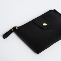 Картхолдер на молнии, цвет чёрный Картхолдер на молнии, цвет чёрный