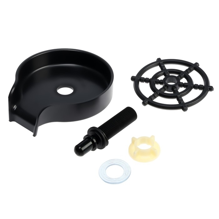 Ополаскиватель стаканов на мойку ZEIN Z3613, пластик, подключение 1/2 Ополаскиватель стаканов на мойку ZEIN Z3613, пластик, подключение 1/2", черный